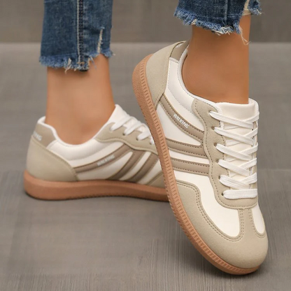Women’s Nova Retro Colorblock Sneakers – Casual Lightweight Comfort Trainers