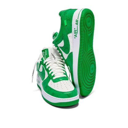 Louis Vuitton x Nike Air Force 1 Low ‘By Virgil Abloh White/Green’